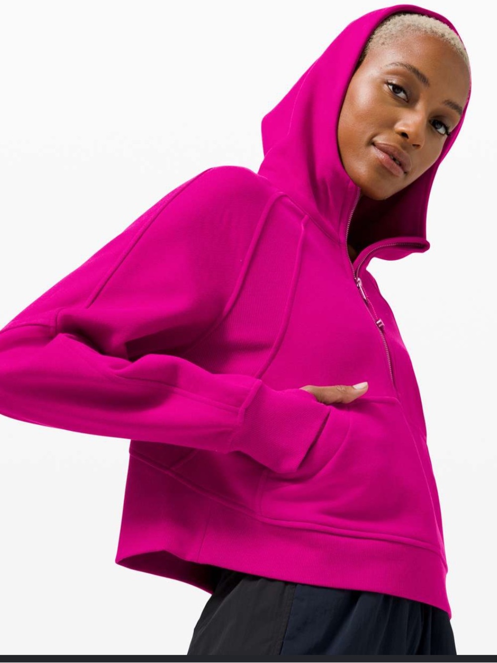 Lululemon scuba cropped sweater